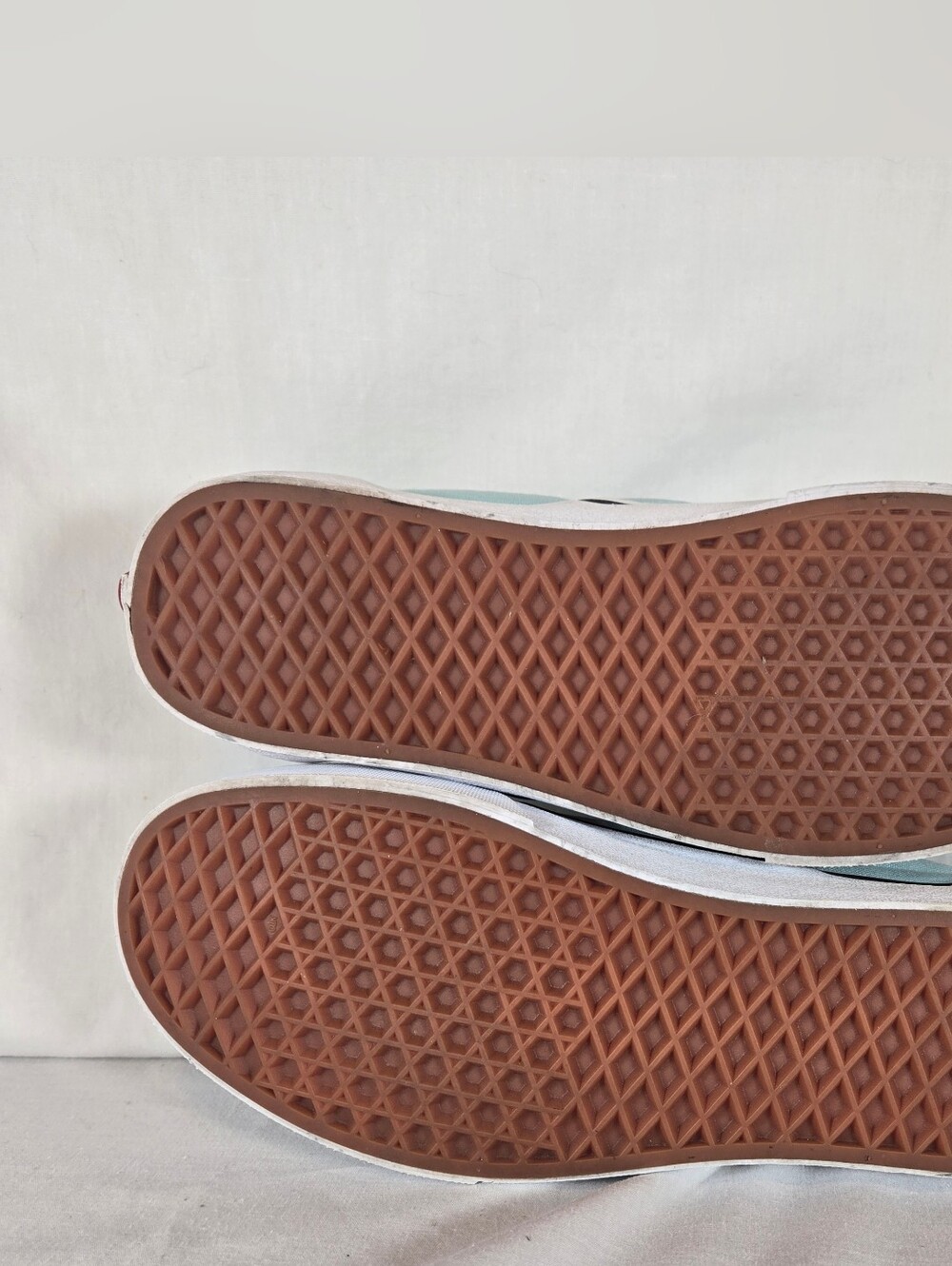VANS Classic Slip-On Checkerboard Canvas Shoes Aqua Haze 8.5 Men 10 Women - Picture 7 of 7